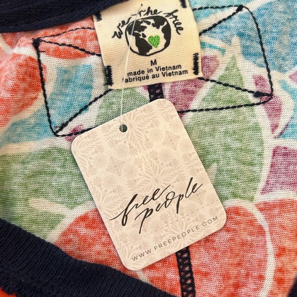 NWT FREE PEOPLE On A Boat Boxy Crop Polo - Picture 7 of 12